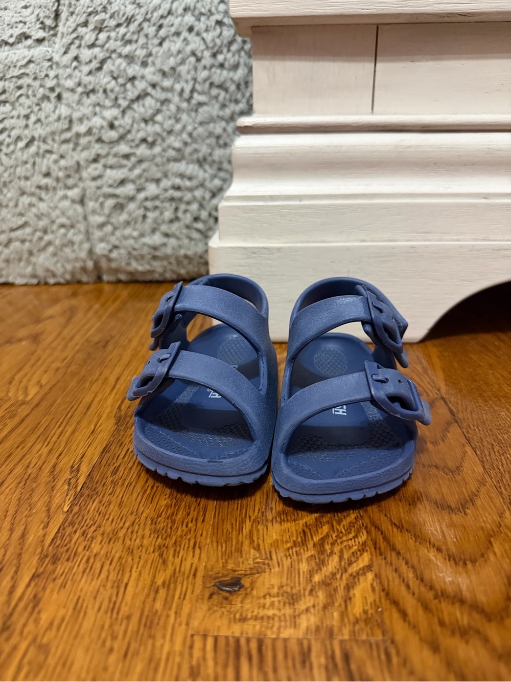 OshKosh B'gosh Navy Blue Double-Buckle Kids Sandals
